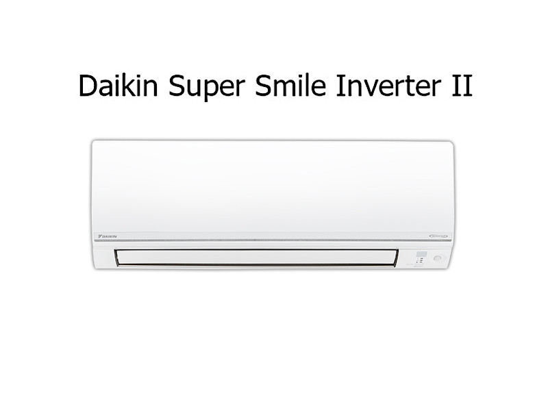 จำหน่ายแอร์ เครื่องปรับอากาศแบบติดผนัง daikin super smile inverter II